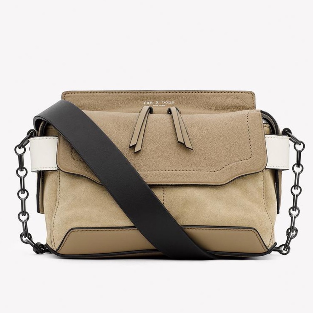 Rag and Bone Micro Pilot Satchel Raw Umber